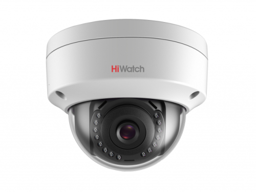 HiWatch IP-камера DS-I452 (2.8 mm) 4Мп уличная купольная с ИК-подсветкой до 30м