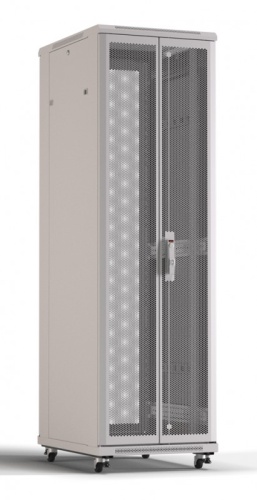 Hyperline Шкаф напольный 19-дюймовый, 22U, 1166x600х800 мм (ВхШхГ), передняя и задняя распашные перфорированные двери (7