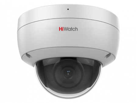 HiWatch IP-камера DS-I652M (2.8 mm) 6Мп уличная купольная IP-камера с EXIR-подсветкой до 30м  и встроенным микрофоном